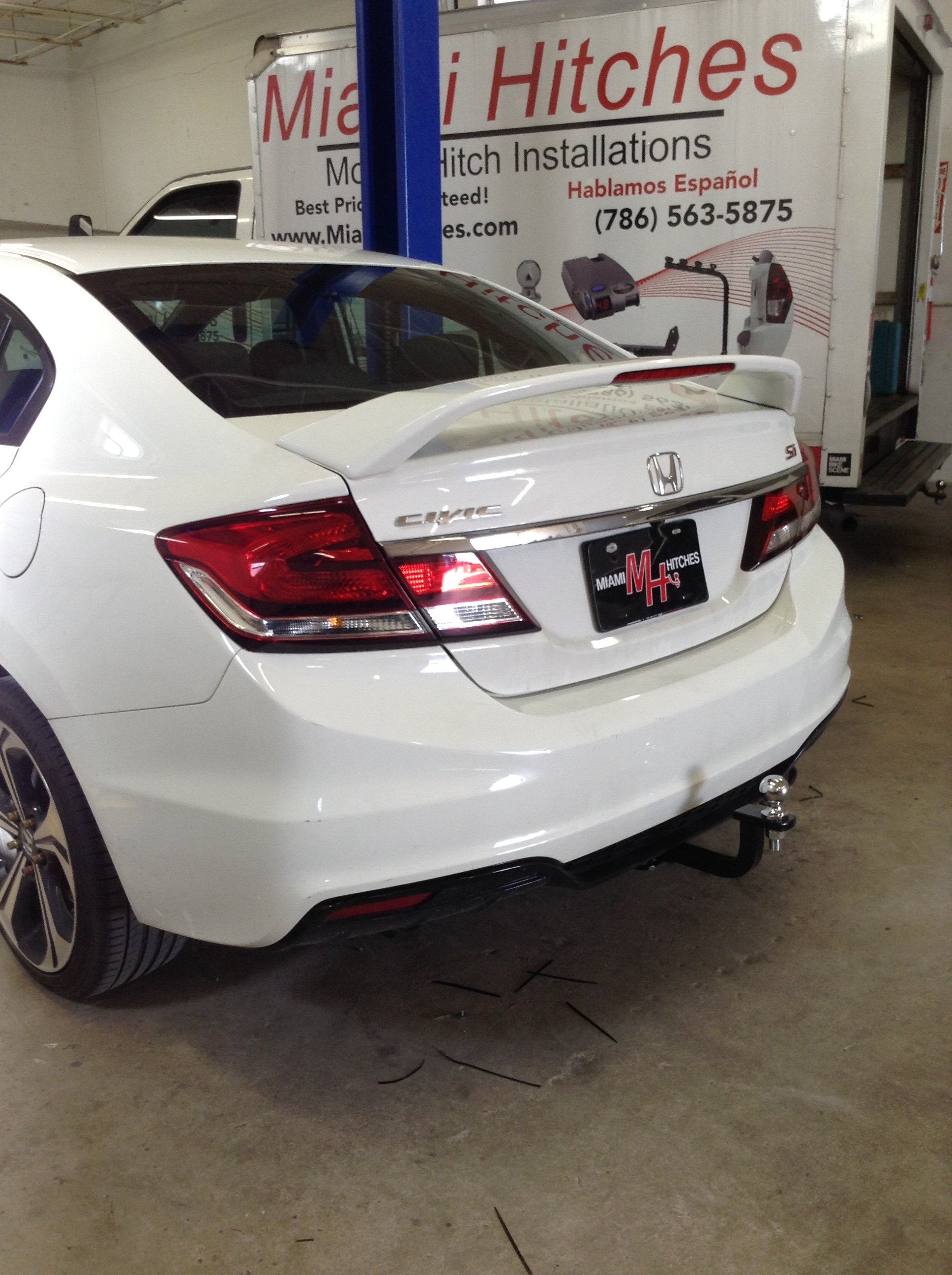 2017 honda civic tow hitch