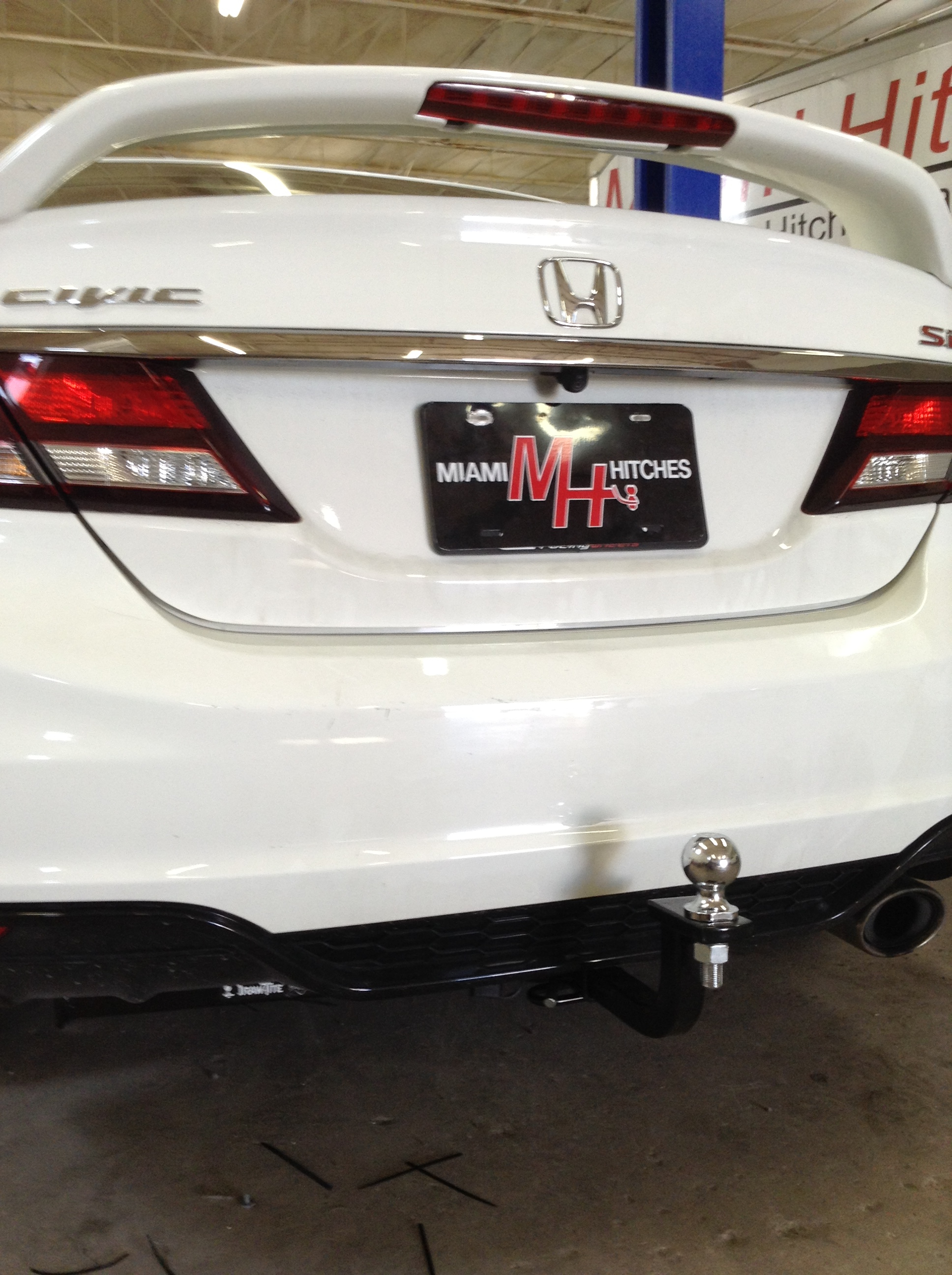 2017 honda civic tow hitch